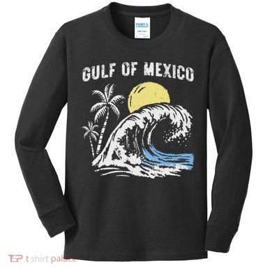 Gulf Of Mexico Kids Long Sleeve Shirt