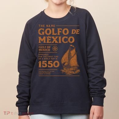 Gulf Of Mexico First Map Since 1550 Women's Sweatshirt
