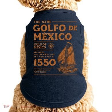 Gulf Of Mexico First Map Since 1550 Doggie Tank