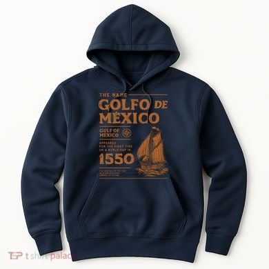 Gulf Of Mexico First Map Since 1550 Hoodie
