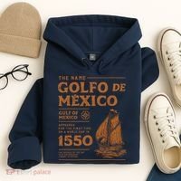 Gulf Of Mexico First Map Since 1550 Hoodie thumb 4
