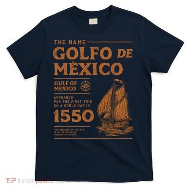 Gulf Of Mexico First Map Since 1550 T-Shirt