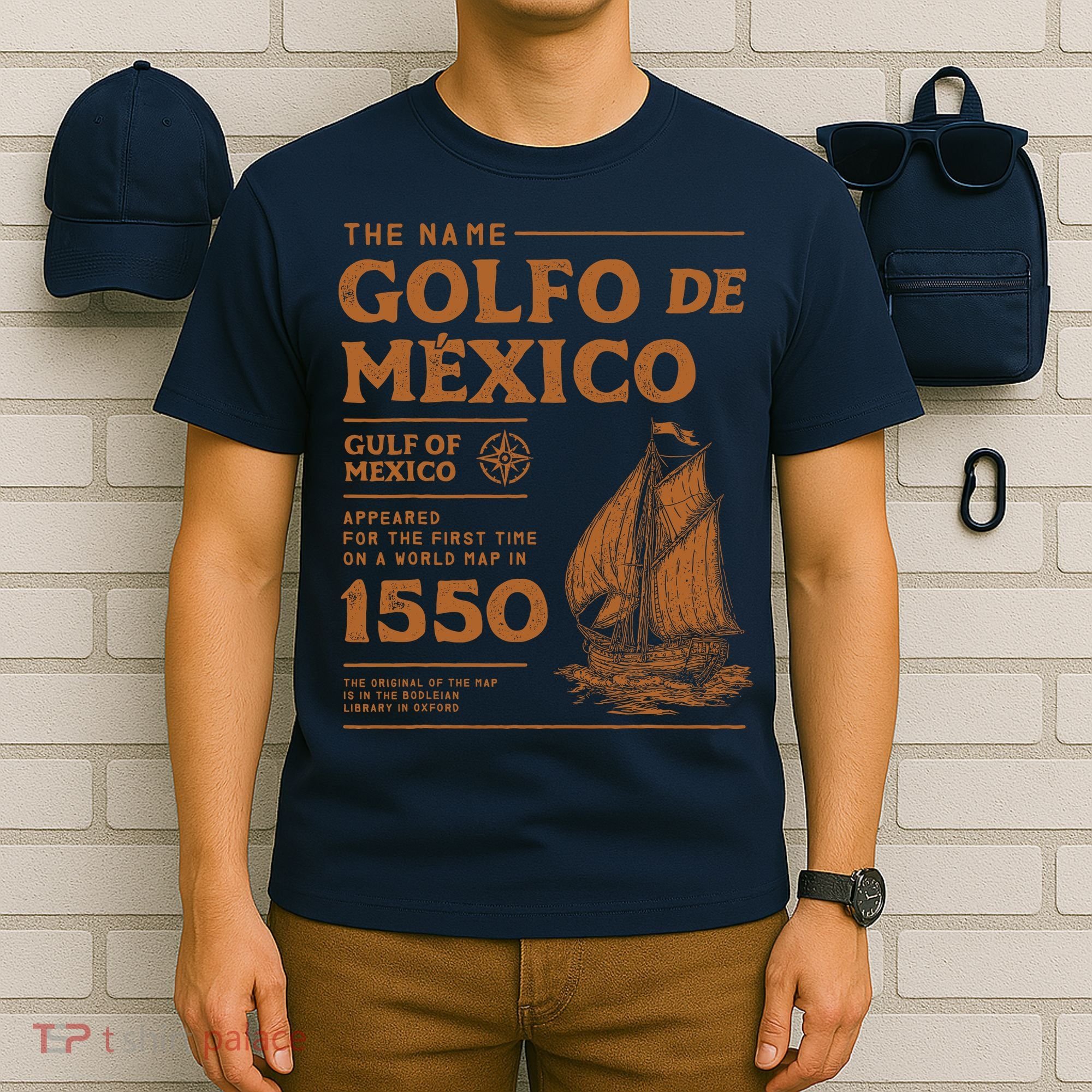 Gulf Of Mexico First Map Since 1550 T-Shirt