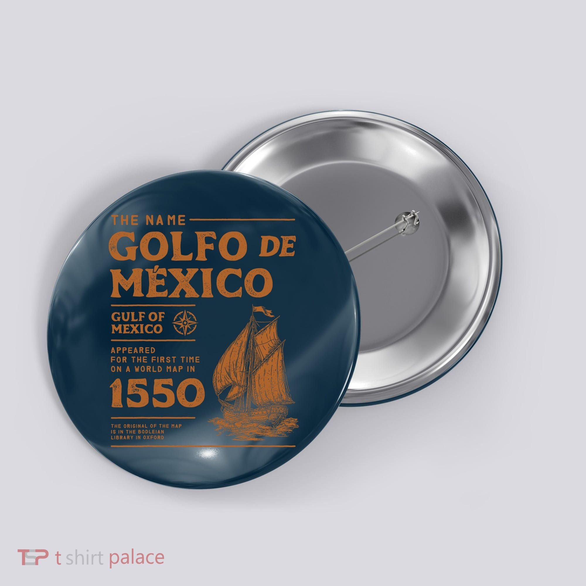 Gulf Of Mexico First Map Since 1550 Button