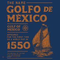 Gulf Of Mexico First Map Since 1550 Button thumb 1