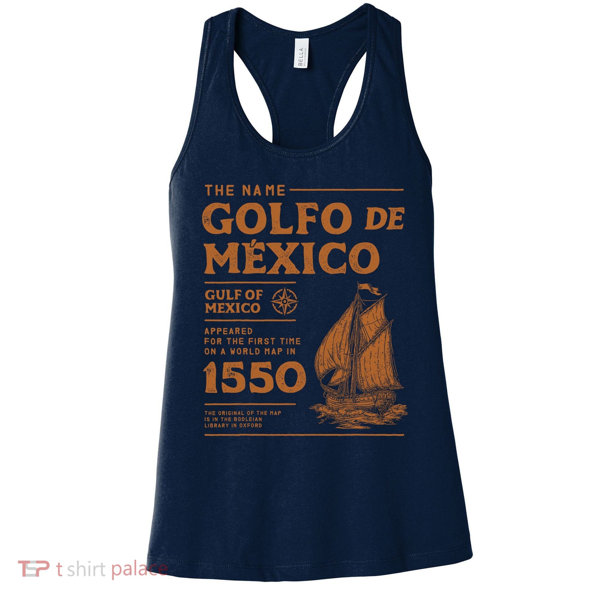 Gulf Of Mexico First Map Since 1550 Women's Tank Top
