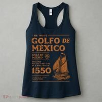 Gulf Of Mexico First Map Since 1550 Women's Tank Top thumb 3