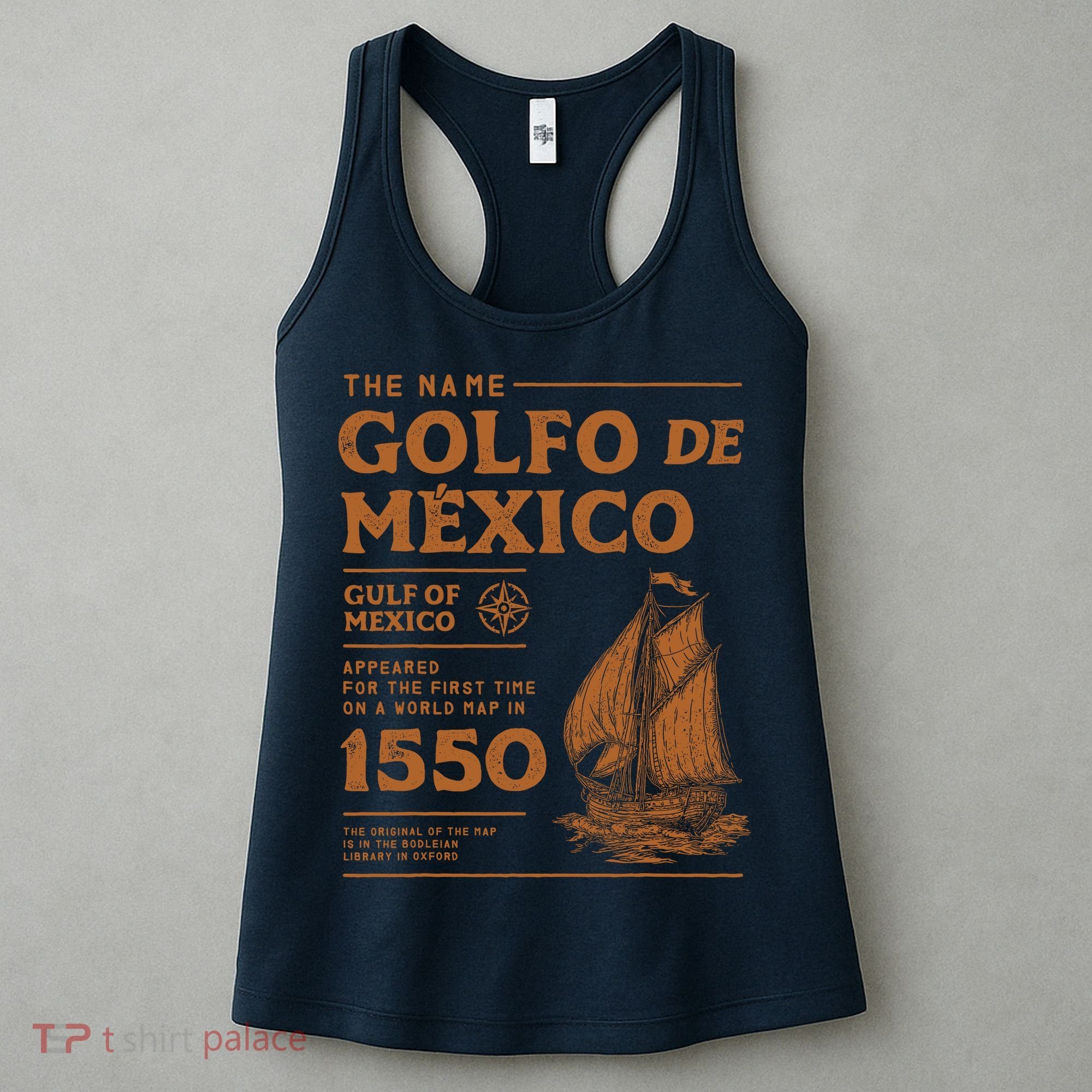 Gulf Of Mexico First Map Since 1550 Women's Tank Top