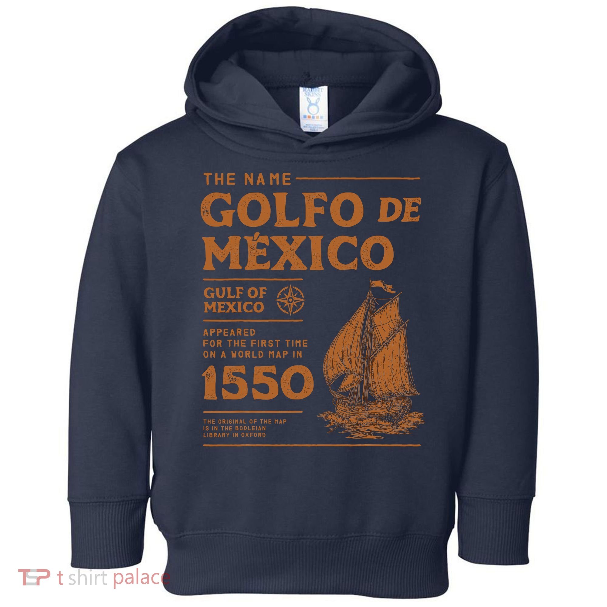 Gulf Of Mexico First Map Since 1550 Toddler Hoodie