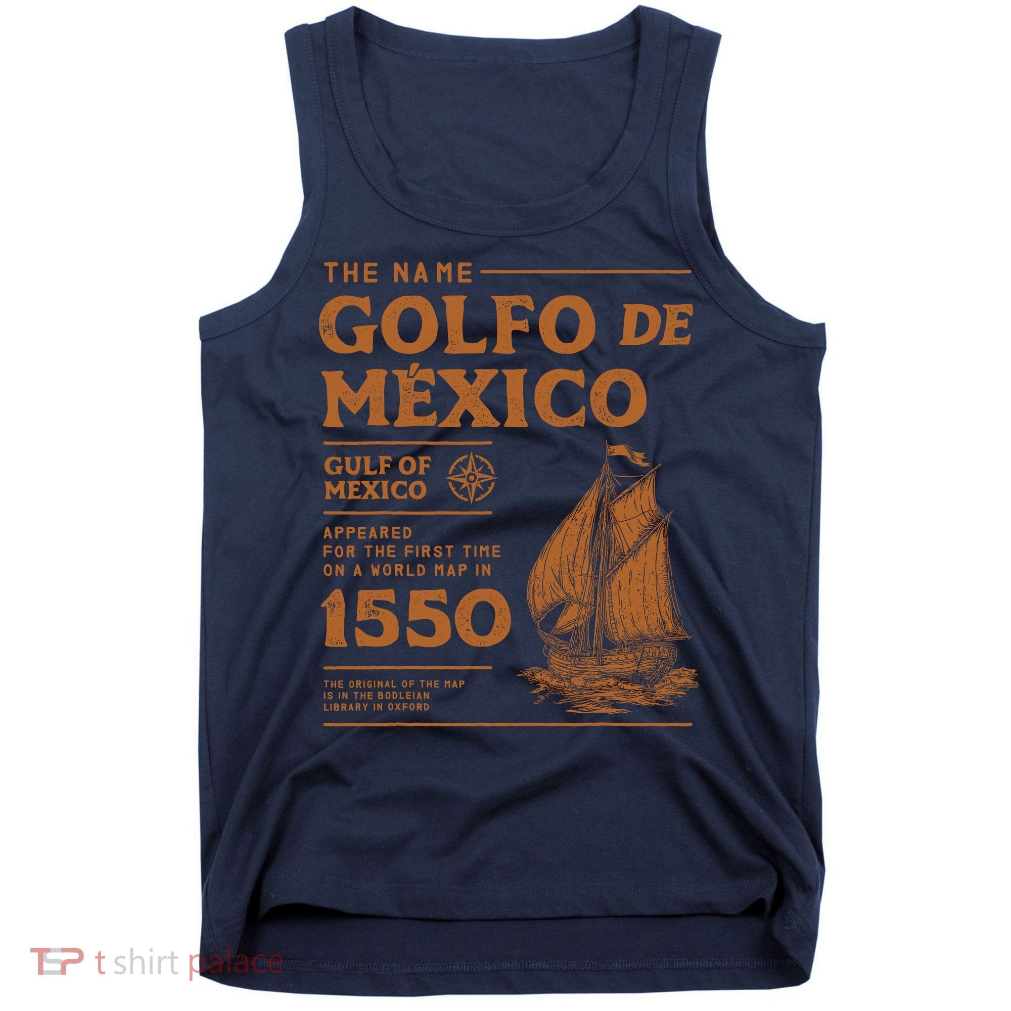 Gulf Of Mexico First Map Since 1550 Tank Top