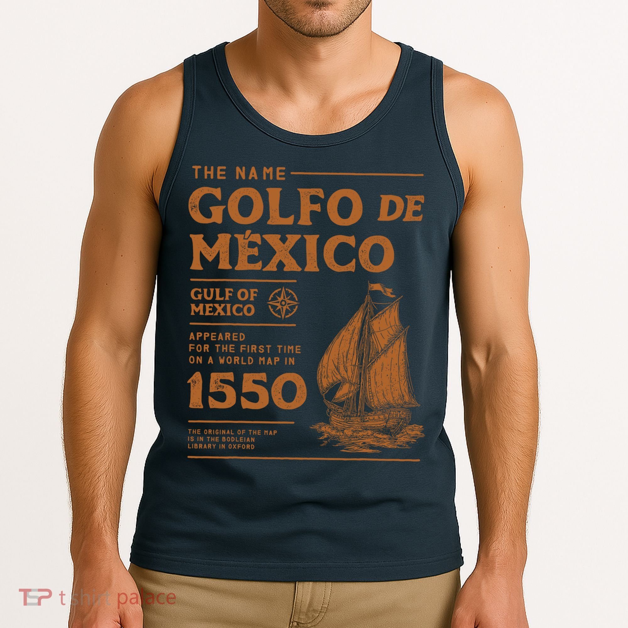 Gulf Of Mexico First Map Since 1550 Tank Top
