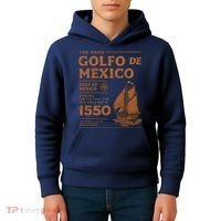 Gulf Of Mexico First Map Since 1550 Kids Hoodie thumb 4