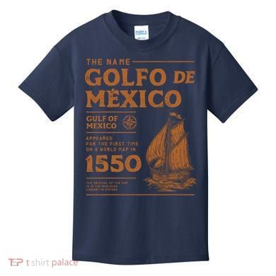 Gulf Of Mexico First Map Since 1550 Kids T-Shirt