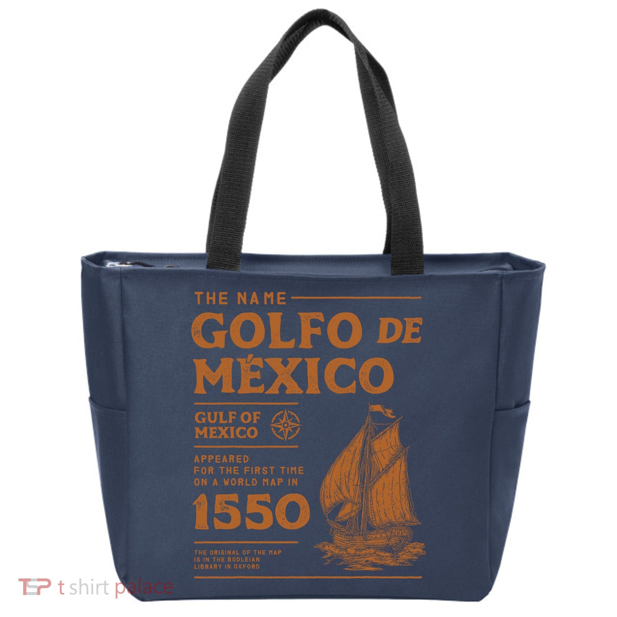 Gulf Of Mexico First Map Since 1550 Tote Bag