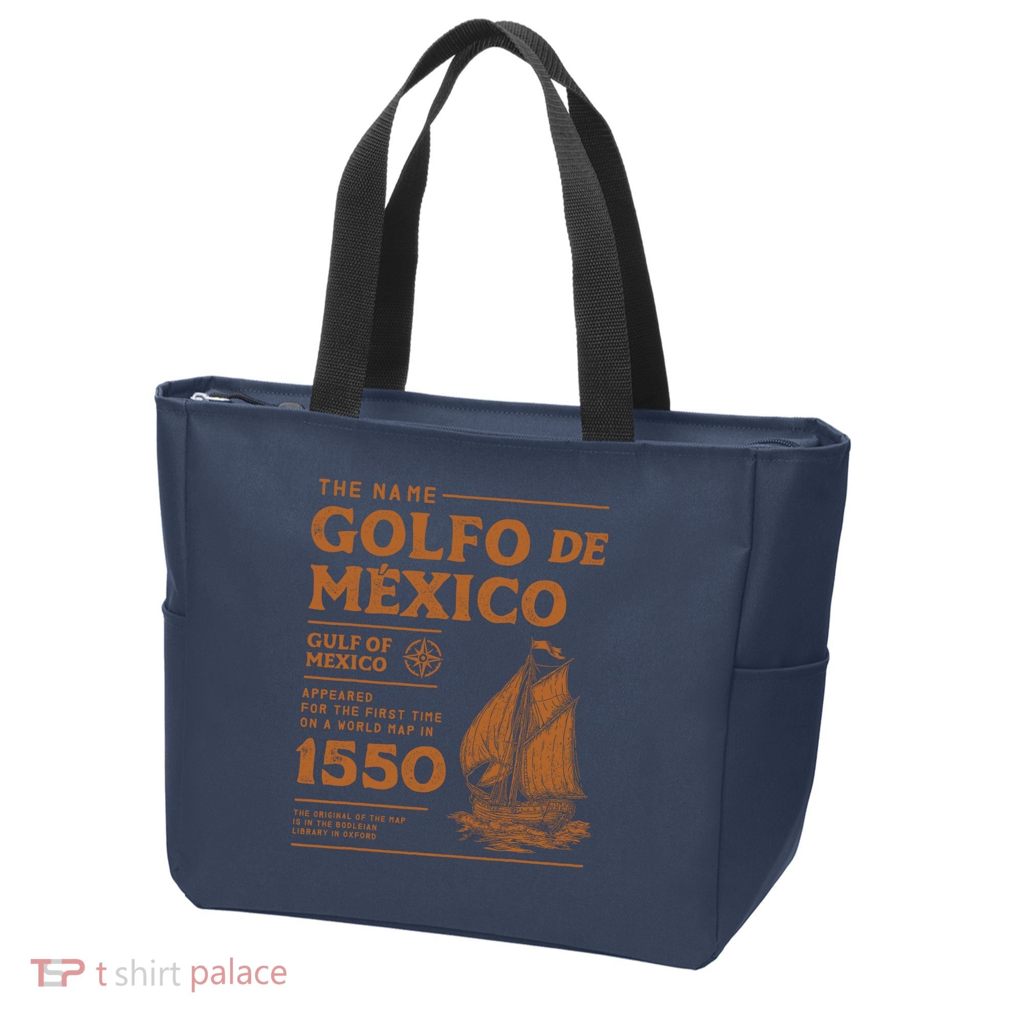 Gulf Of Mexico First Map Since 1550 Tote Bag