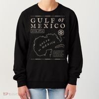 Gulf Of Mexico 1672 Historic Map Women's Sweatshirt thumb 0
