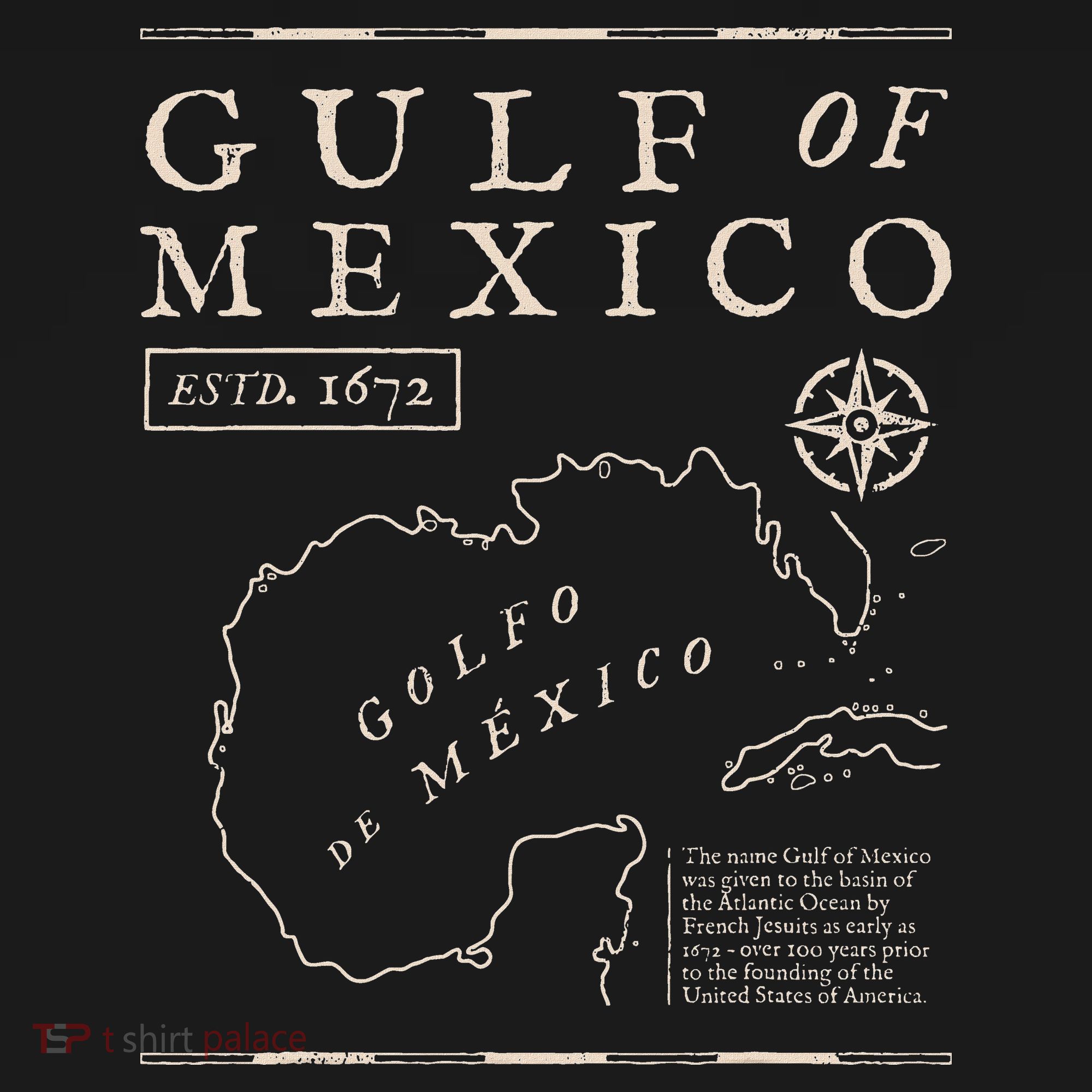 Gulf Of Mexico 1672 Historic Map Backpack