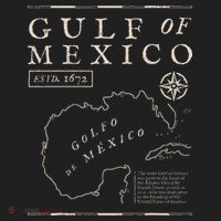 Gulf Of Mexico 1672 Historic Map Beanie thumb 2