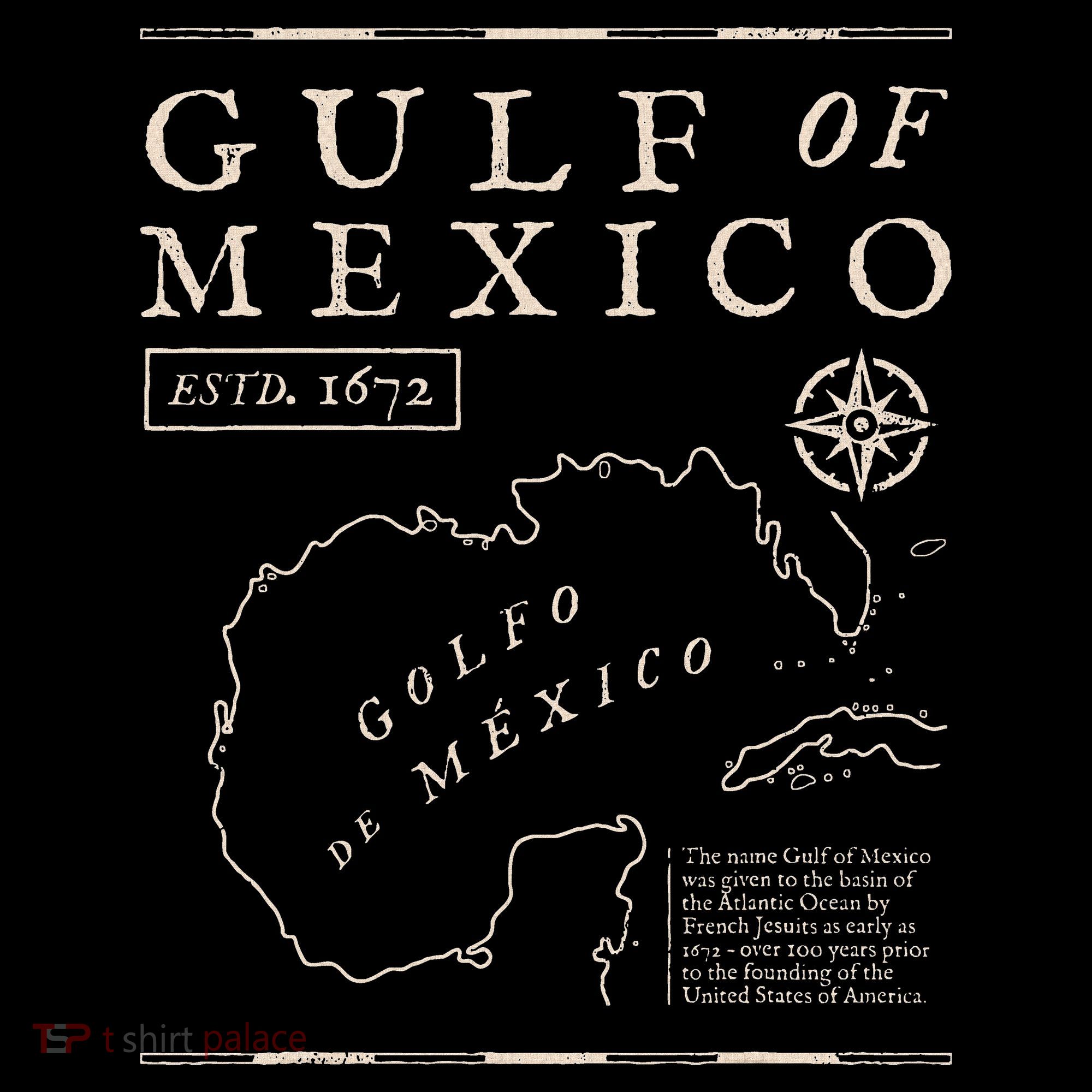 Gulf Of Mexico 1672 Historic Map Women's Hoodie