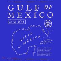 Gulf Of Mexico 1672 Historic Map Long Sleeve Shirt thumb 2