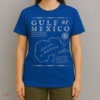 Gulf Of Mexico 1672 Historic Map T-Shirt thumb 4