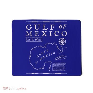 Gulf Of Mexico 1672 Historic Map Mousepad