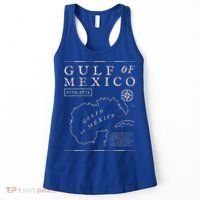 Gulf Of Mexico 1672 Historic Map Women's Tank Top thumb 0