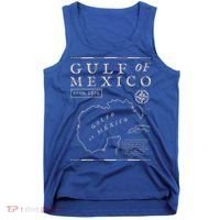 Gulf Of Mexico 1672 Historic Map Tank Top thumb 0