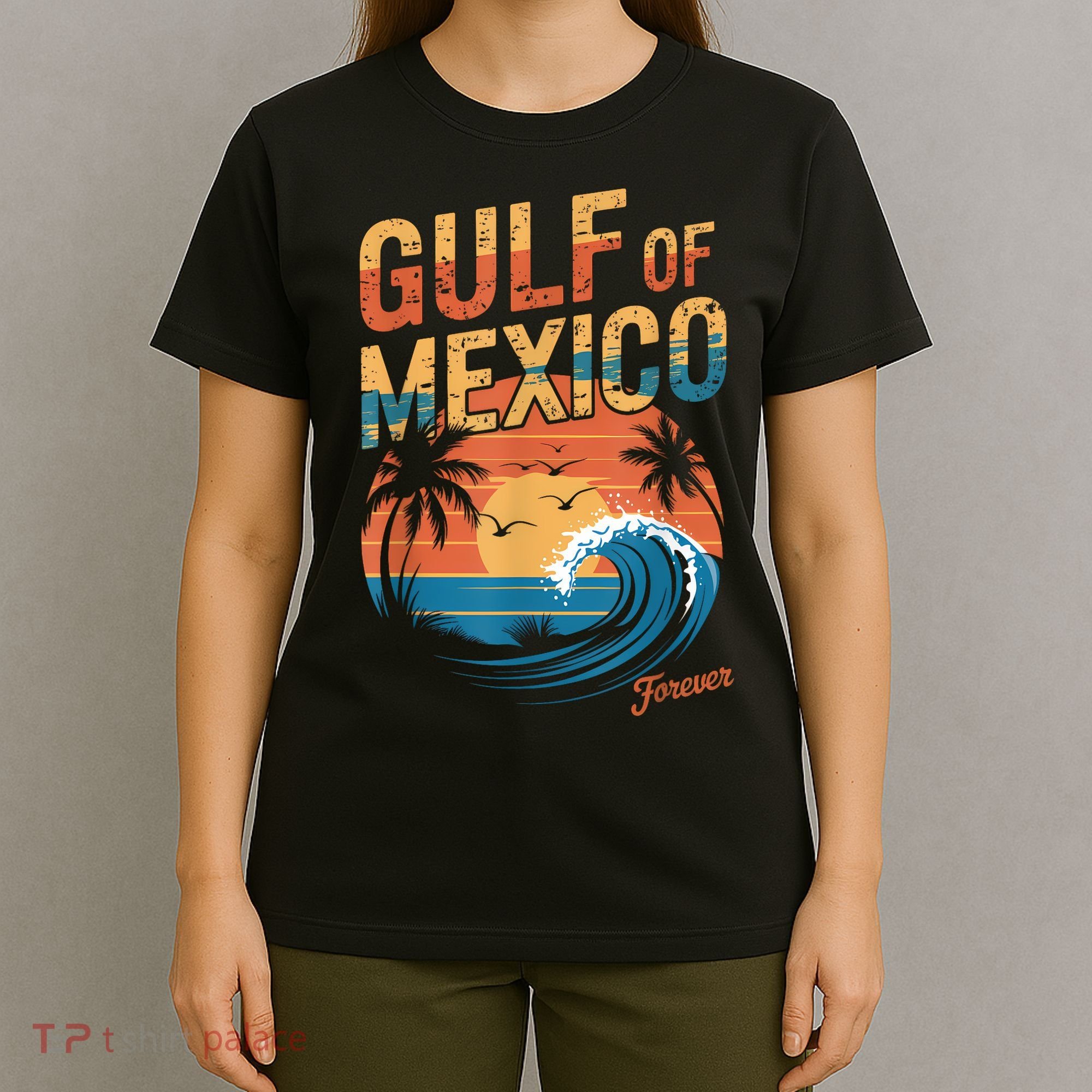 Gulf Of Mexico Forever Retro Vintage Gulf Of Mexico T-Shirt