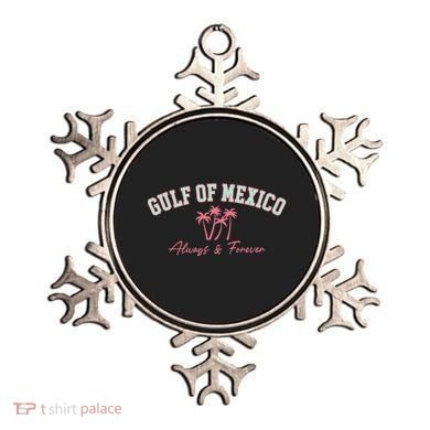 Gulf Of Mexico Always Forever Coastal Love Palms Ornament