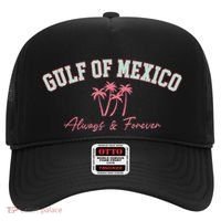 Gulf Of Mexico Always Forever Coastal Love Palms Hat thumb 0