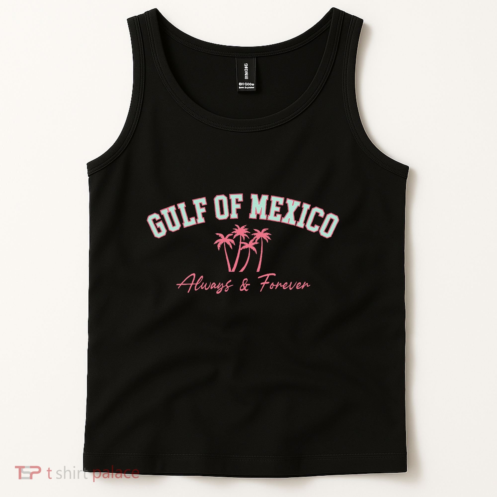 Gulf Of Mexico Always Forever Coastal Love Palms Tank Top