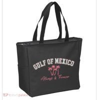 Gulf Of Mexico Always Forever Coastal Love Palms Tote Bag thumb 2