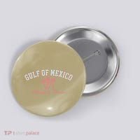 Gulf Of Mexico Always Forever Coastal Love Palms Button thumb 0