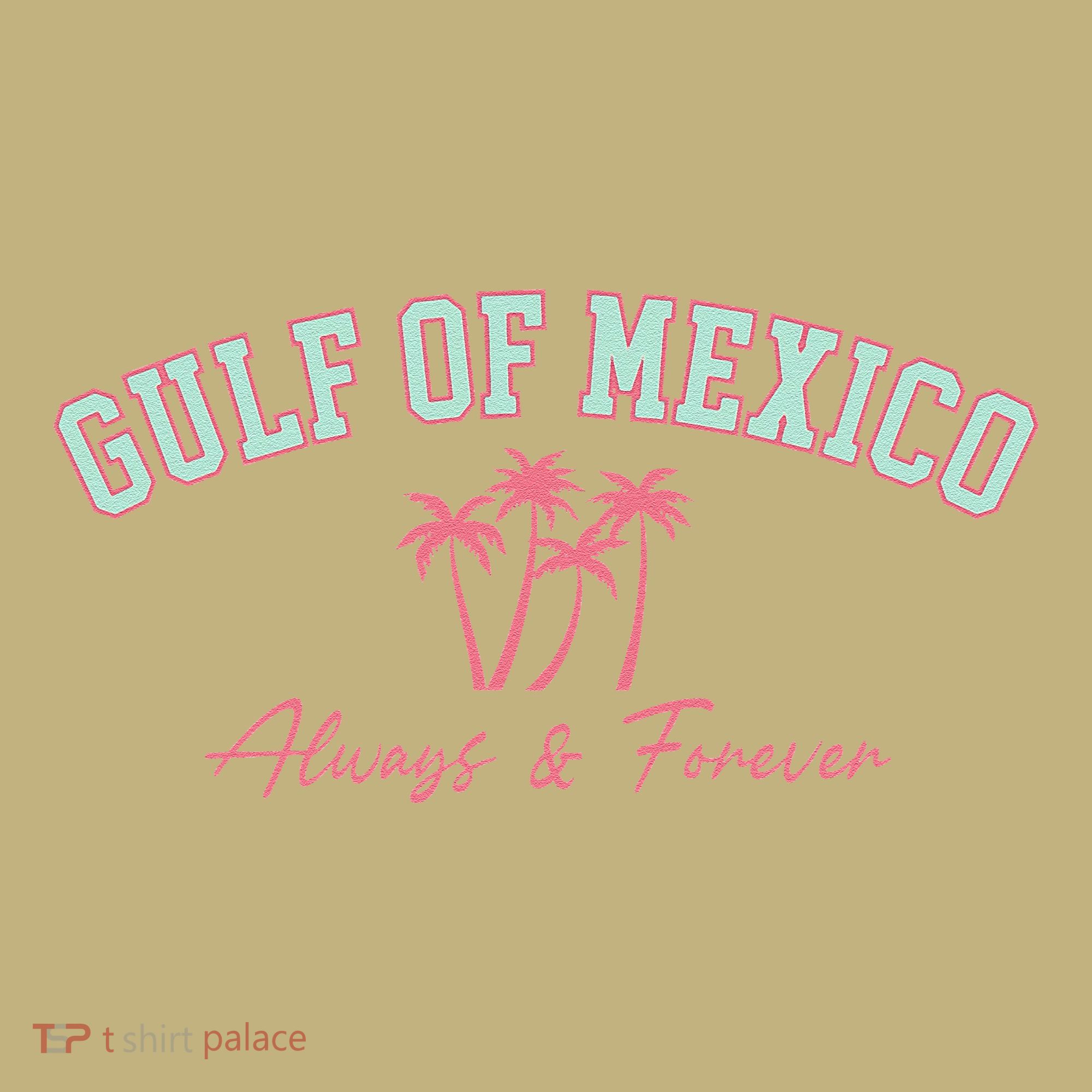 Gulf Of Mexico Always Forever Coastal Love Palms Kids T-Shirt