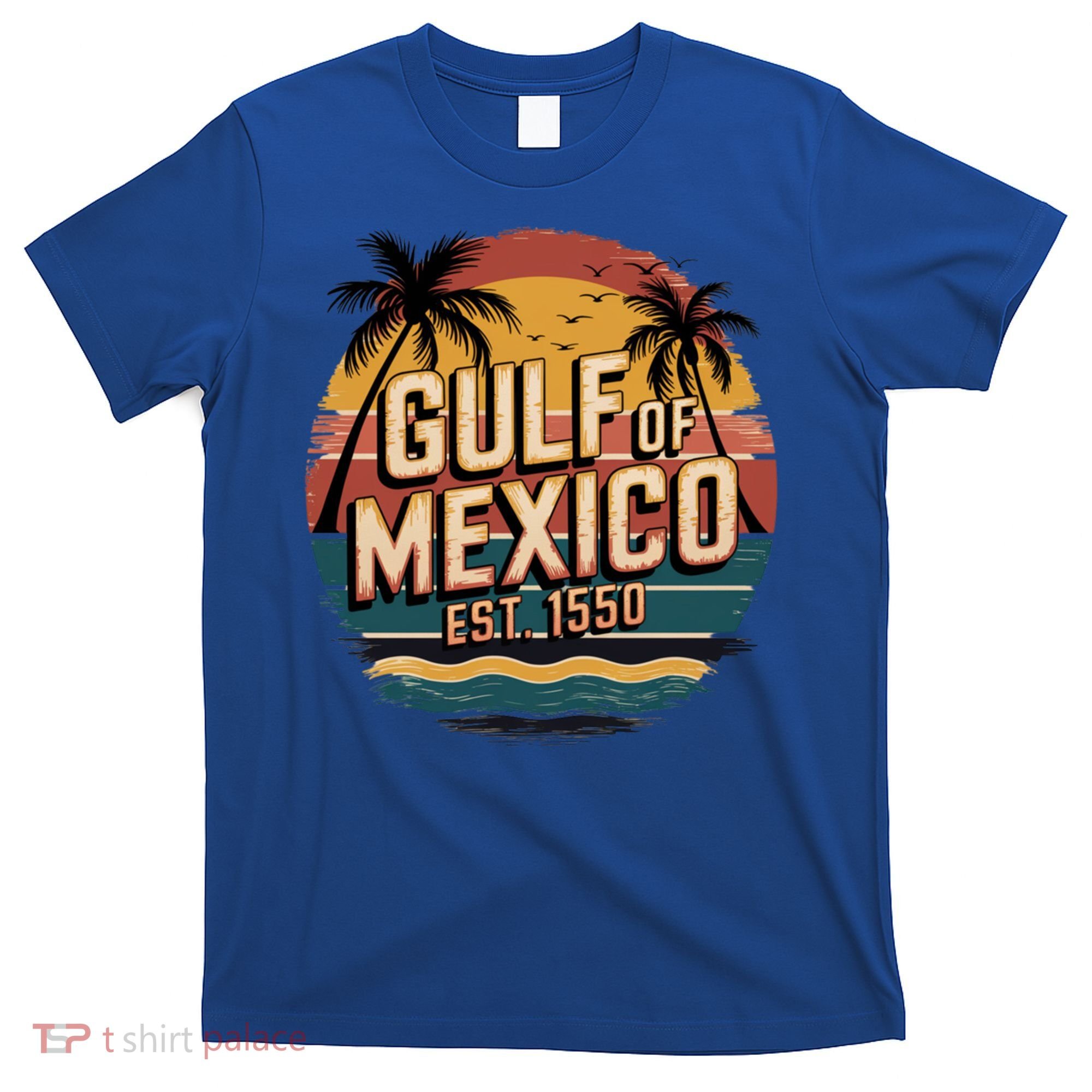 Gulf Of Mexico Retro Vintage EST 1550  T-Shirt