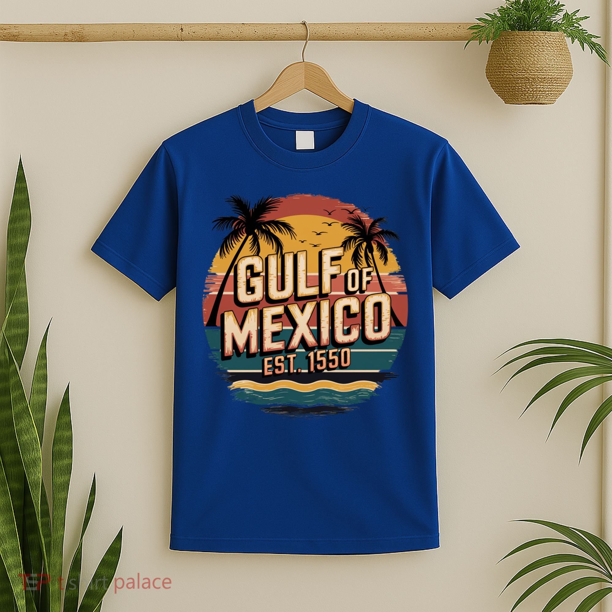 Gulf Of Mexico Retro Vintage EST 1550  T-Shirt