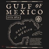 Gulf Of Mexico 1672 Historic Map Backpack thumb 2