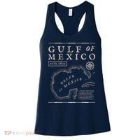 Gulf Of Mexico 1672 Historic Map Women's Tank Top thumb 0