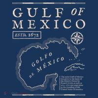 Gulf Of Mexico 1672 Historic Map Women's Tank Top thumb 5