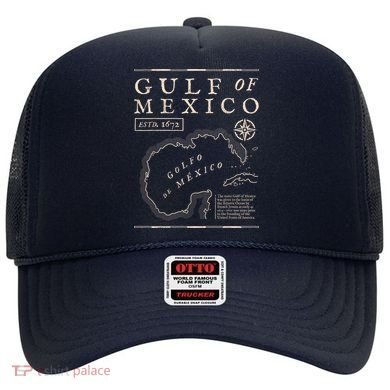 Gulf Of Mexico 1672 Historic Map Hat