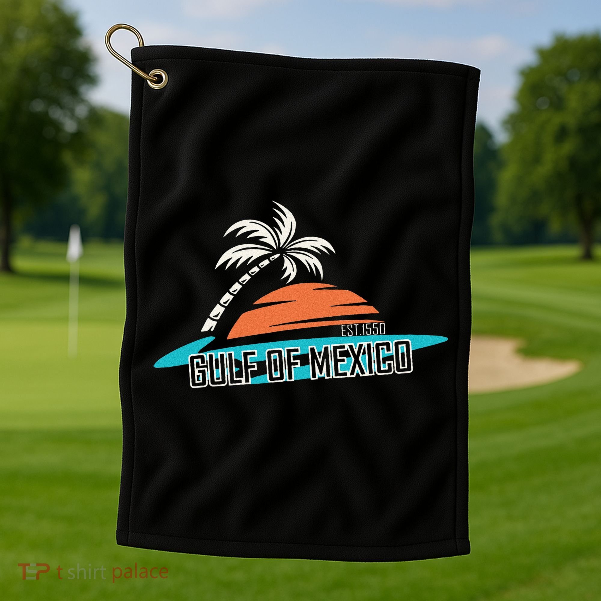 Gulf Of Mexico Golf Towel