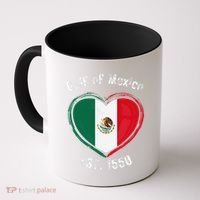 Gulf Of Mexico Written In Distressed Font Mexican Pride Coffee Mug thumb 0