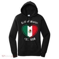 Gulf Of Mexico Written In Distressed Font Mexican Pride Women's Hoodie thumb 0