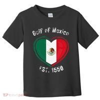 Gulf Of Mexico Written In Distressed Font Mexican Pride Toddler T-Shirt thumb 0