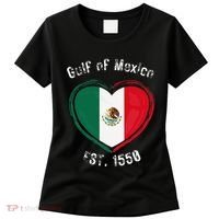 Gulf Of Mexico Written In Distressed Font Mexican Pride Women's T-Shirt thumb 0