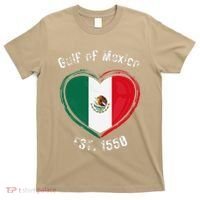 Gulf Of Mexico Written In Distressed Font Mexican Pride T-Shirt thumb 0