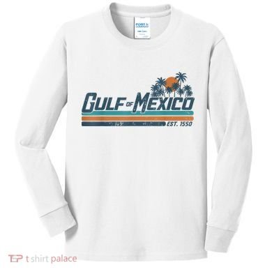 Gulf Of Mexico Kids Long Sleeve Shirt