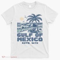 Gulf Of Mexico 1672 Vintage Beach T-Shirt thumb 0
