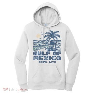 Gulf Of Mexico 1672 Vintage Beach Women's Hoodie